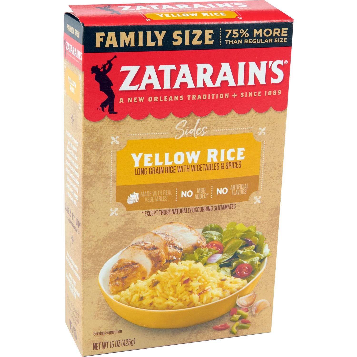 Zatarain&#39;s Family Size Yellow Rice, 15 oz