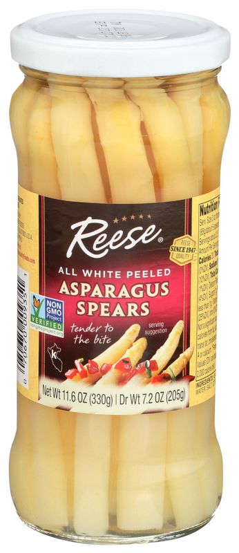 Reese All White Peeled Asparagus Spears 11.6oz (Pack of 1)