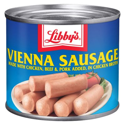 Libby&#39;s Vienna Sausage in Chicken Broth, Canned Sausage, 4.6 OZ (Pack of 24)