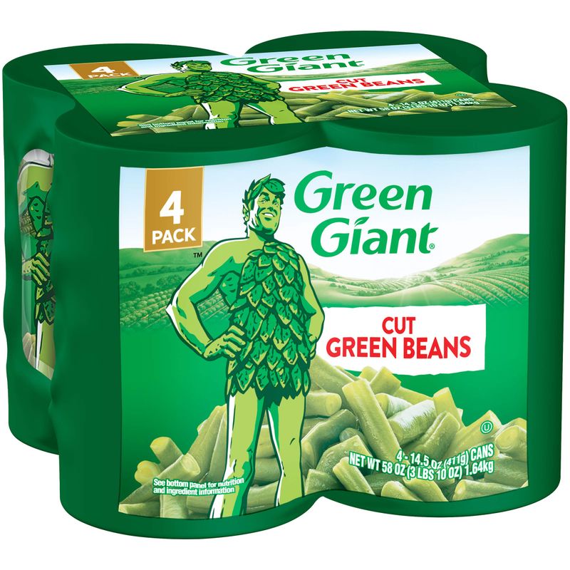 Green Giant Cut Green Beans, 14.5 Ounce Cans (Pack of 4)