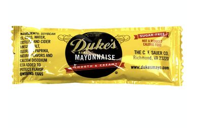 Dukes Mayonnaise Packets 50 Pack. Sugar-Free, Low Carb, Gluten Free Individual Servings of Real Mayo. Great-Tasting and Full of Omega-3s in Tear-Open, Disposable Condiment Packs! Perfect for Parties!