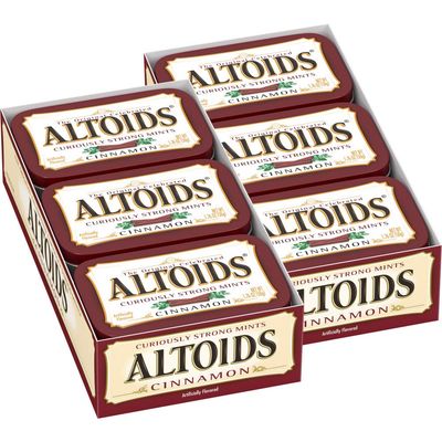 ALTOIDS Cinnamon Mints, 1.76 Oz (Pack of 12)