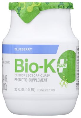 Bio-K Plus, Probiotic Fermented Rice Blueberry Organic, 3.5 Fl Oz (Pack of 1)