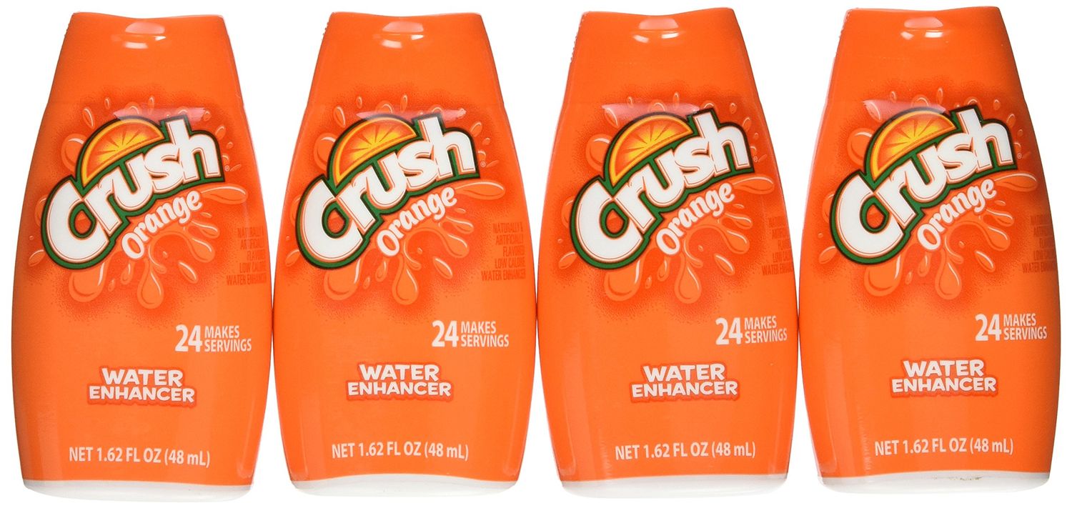 Crush Orange Liquid Water Enhancer, 1.62 OZ, 4 Count