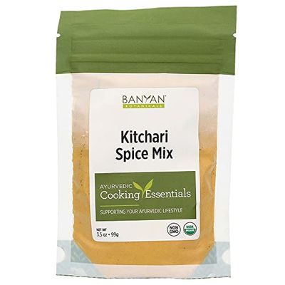 Banyan Botanicals Kitchari Spice Mix - Ayurvedic Kitchari Seasoning Made with Organic Herbs &amp; Spices - For Ayurvedic Cleanses &amp; Digestive Health - 3.5 oz - Non GMO Sustainably Sourced Vegan