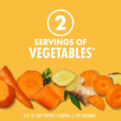 V8 Carrot Ginger 100% Vegetable Juice, 46 fl oz Bottle