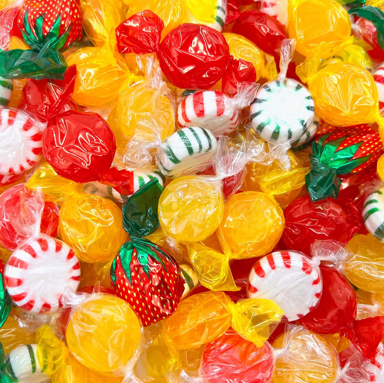 LaetaFood American Old-Fashioned Hard Candy Assortment, Individually Wrapped (1 Pound Bag)
