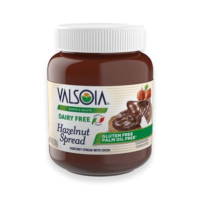 Hazelnut Spread with cocoa - 14OZ Vegan, Low Sugar, Palm Oil Free, Creamy Chocolate Spread, High Protein, Gluten Free,