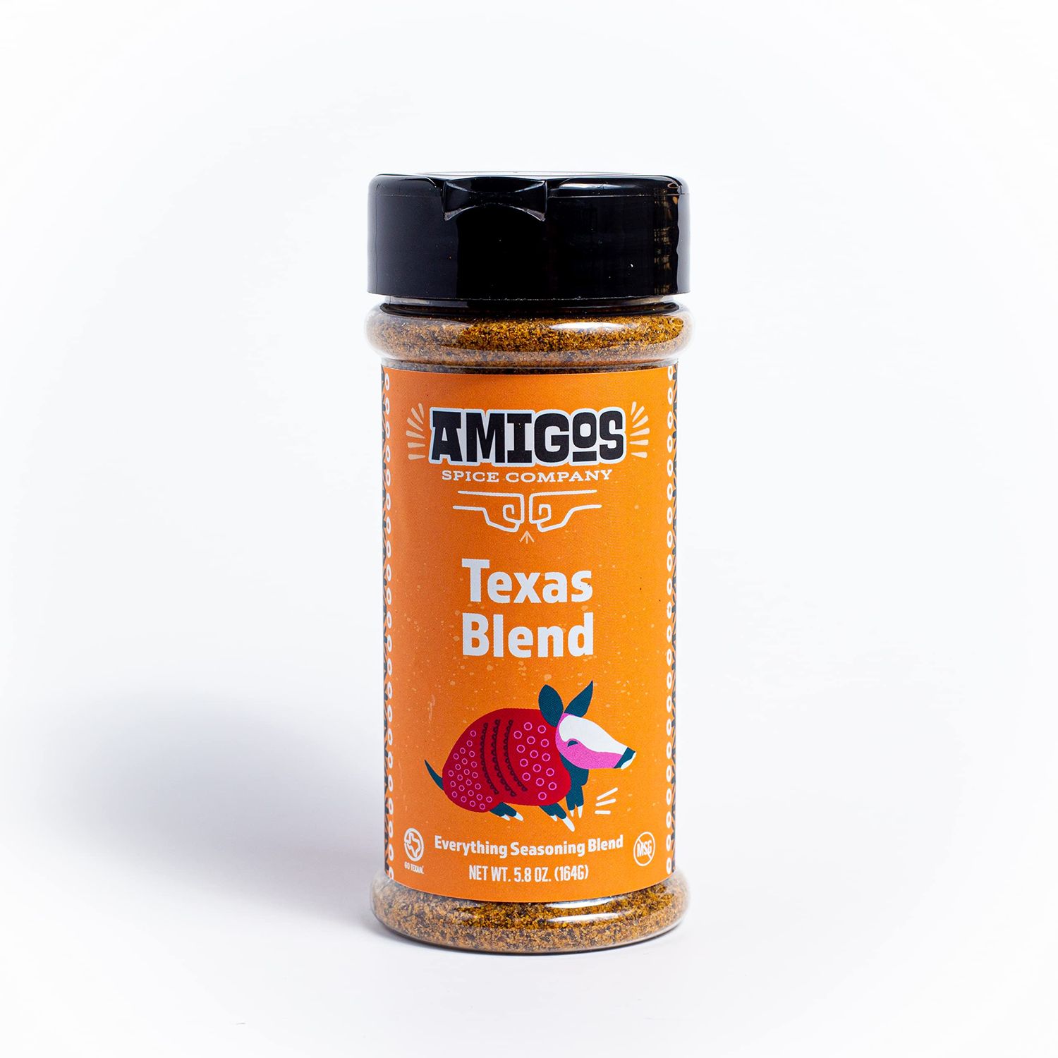 Amigos Spice Company Texas Blend, Award Winning Steak and Burger Seasoning, All purpose marinade and seasoning (1 jar) 5.8oz