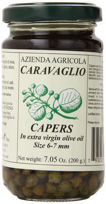 Antonino Caravaglio Marinated Capers with Herbs In Extra Virgin Olive Oil, 7.1 Ounce
