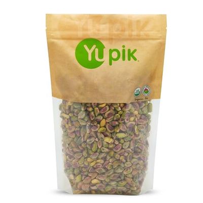Yupik Organic Raw Pistachios, No Shells, 2.2 lb, Gluten-Free, Non-GMO, Kosher, Vegan, Kernels, Unsalted, Crunchy Shelled Nuts, Source of Fiber &amp; Protein, Healthy Snacks, Ideal for Baking &amp; Cooking