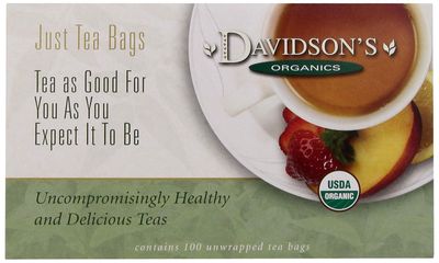 Davidson&#39;s Organics, Moroccan Mint, 100-count Unwrapped Tea Bags