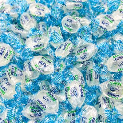 LaetaFood Arcor Crystal Clear Mints Hard Candy, After Dinner Refreshing Drops (1 Pound Bag)