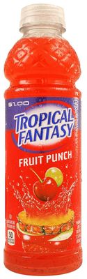Tropical Fantasy Fruit Punch Premium Juice Cocktail, 20 Oz