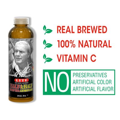 AriZona Arnold Palmer Half and Half, 20 Fl Oz (Pack of 24)