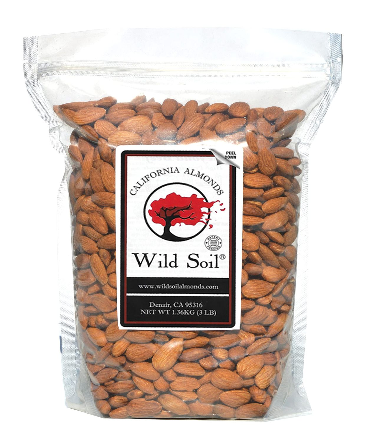 Wild Soil Beyond Almonds - 20% Higher Protein and 200% Higher Vitamin E Than Other Almonds, Distinct and Superior to Organic, Raw