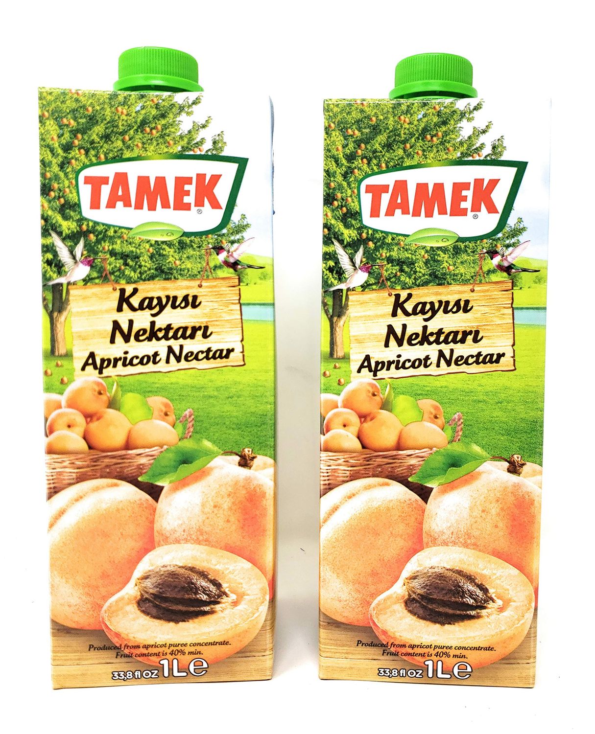 Tamek Apricot Nectar Juice (2 Pack, Total of 67.6fl.oz)