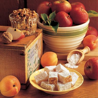 Liberty Orchards, Dessert Delights - Fruit and Nut Candies - Turkish Delights Lokum Candy - Natural, Vegan, Gluten-Free - 10 Oz.