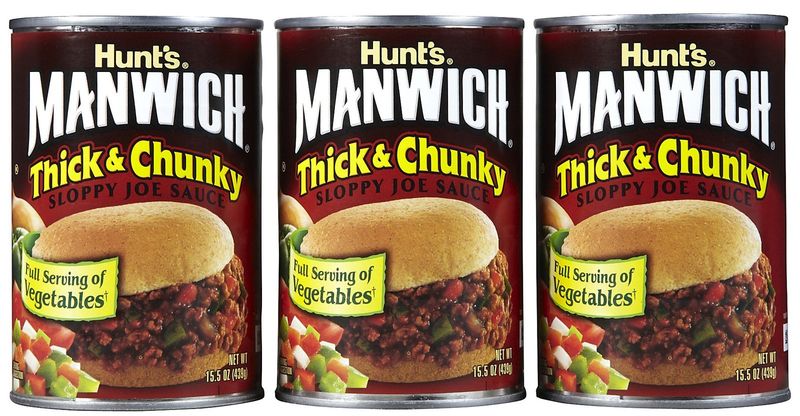 Hunt&#39;s Manwich Thick &amp; Chunky Sloppy Joe Sauce - 15.5 oz - 3 pk