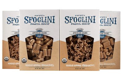 Sfoglini Organic Whole Grain Pasta Variety Pack, Whole Grain Radiators &amp; Whole Grain Reginetti, 4 Count