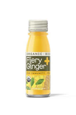 Greenhouse Juice Organic Fiery Ginger Wellness Shots 12-Count 60ml Glass Bottles, Vegan &amp; Gluten-Free