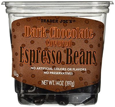 Trader Joe&#39;s Dark Chocolate Covered Espresso Beans 14 oz.