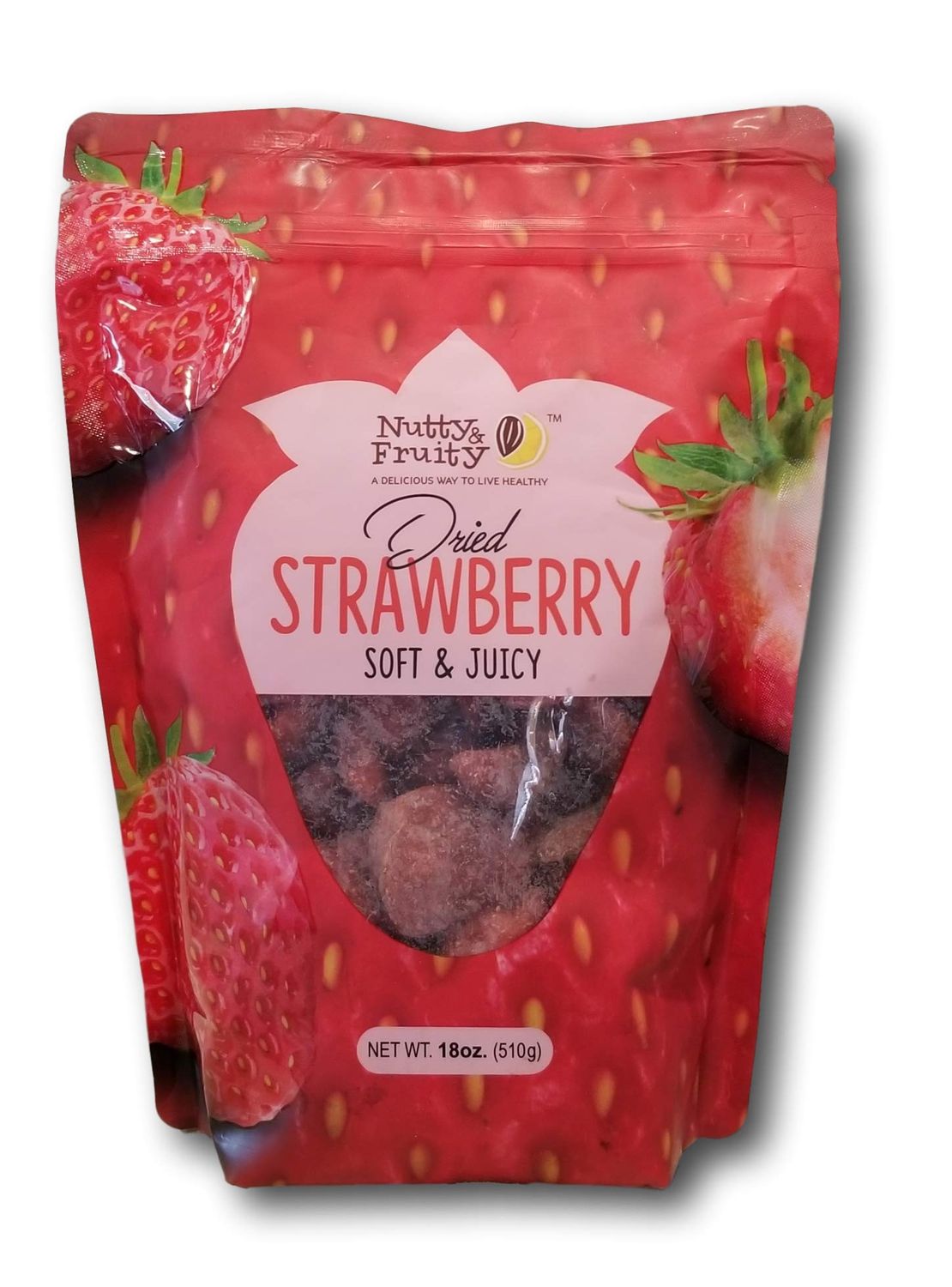 Nutty &amp; Fruity Dried Strawberry- Soft and Juicy