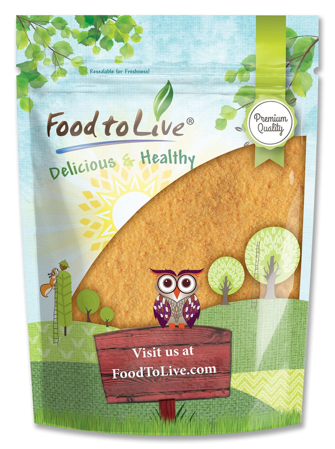 Food to Live Papaya Powder, 1.5 Pounds - From Raw Dried Fruit, Unsulfured, Vegan, Bulk, Great for Baking, Juices, Smoothies, Yogurts, and Instant Breakfast Drinks, No Sulphites, Contains Maltodextrin