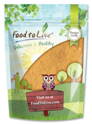 Food to Live Papaya Powder, 1.5 Pounds - From Raw Dried Fruit, Unsulfured, Vegan, Bulk, Great for Baking, Juices, Smoothies, Yogurts, and Instant Breakfast Drinks, No Sulphites, Contains Maltodextrin