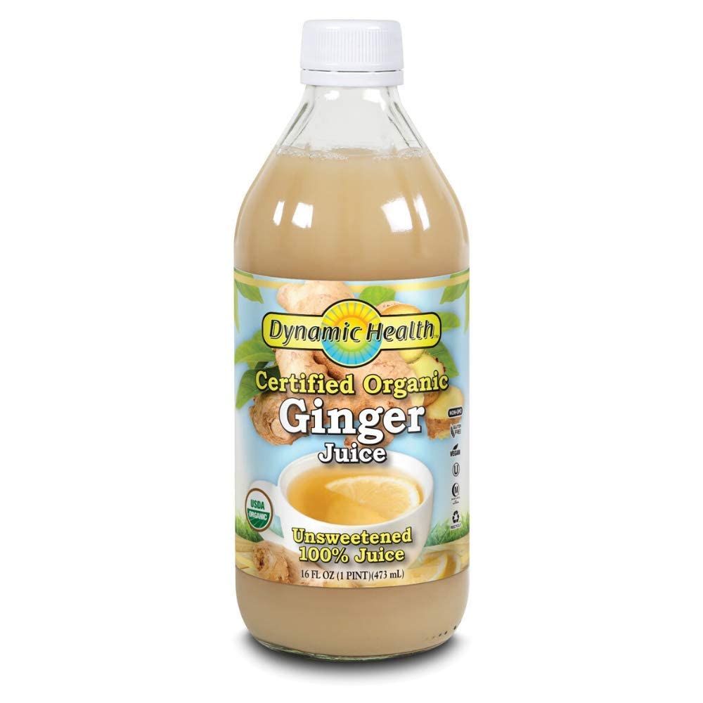 Dynamic Health Ginger Juice Organic | 16 Oz | Pack of 2