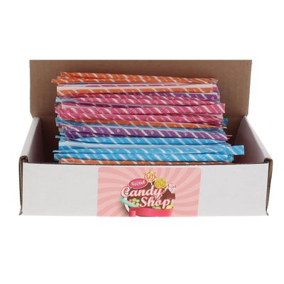 SECRET CANDY SHOP Wonk Pixy Sticks Bulk in Box, 150 Silly Stix (Assorted Flavors)