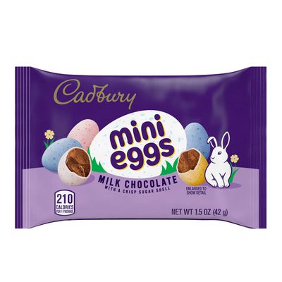 CADBURY MINI EGGS Milk Chocolate, Easter Basket Easter Candy Packs, 1.5 oz (36 Count)