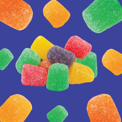 Christmas Gum Drops Old-Fashioned Fruit Jelly Candy, 2 Pound Bag