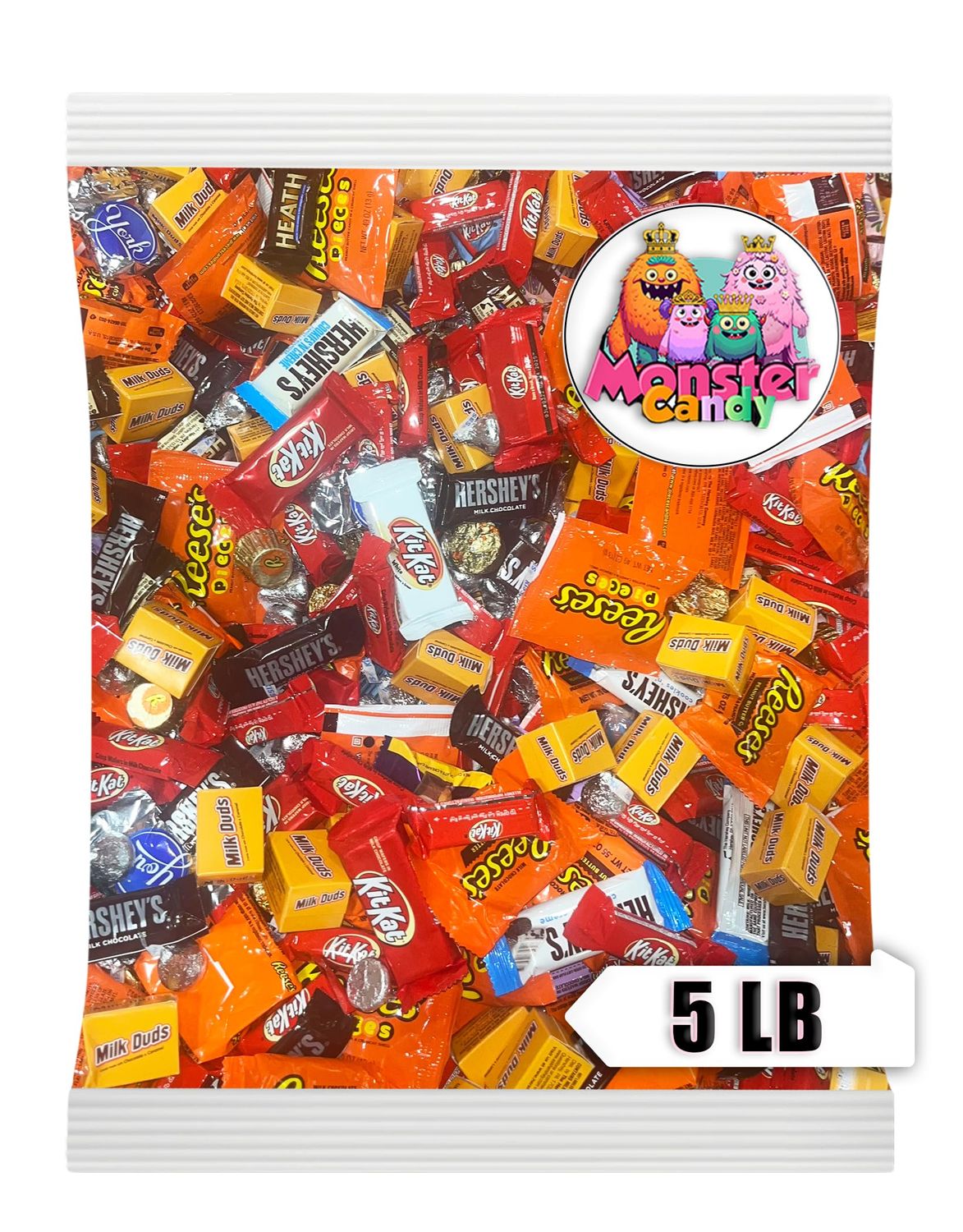 Chocolate Party Favor Candy Mix - 5 lb Pinata Stuffers Candy Bulk - Goodie Bag Stuffers for Kids Party Favors - Chocolate Candy Variety Pack Bulk - Bulk Candy Individually Wrapped Candies