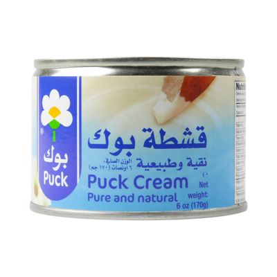Puck Pure and Natural Cream, 6 Ounce