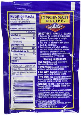 Cincinnati Recipe Mix 2.25 OZ (Pack of 2)