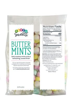 Party Sweets Assorted Pastel Buttermints, 14 Ounce, Appx. 100 pieces from Hospitality Mints