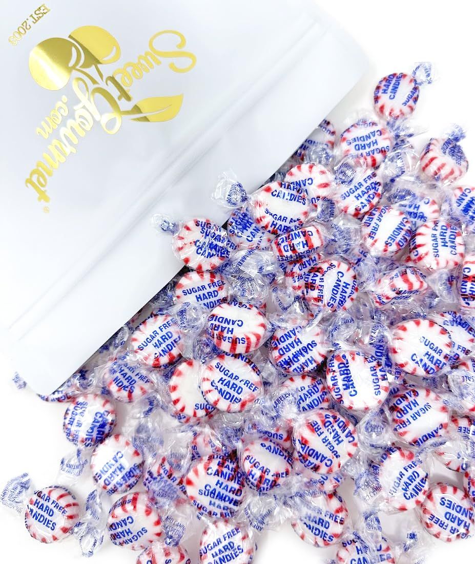SweetGourmet Sugar-Free Peppermint Wrapped Hard Candy | 3 Pounds