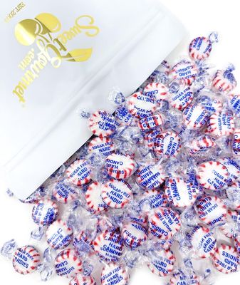 SweetGourmet Sugar-Free Peppermint Wrapped Hard Candy | 3 Pounds