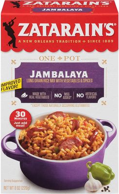 Zatarain&#39;s New Orleans Style Mixes, Jambalaya, 8 oz (Pack of 4)