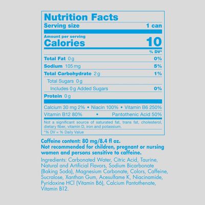 Red Bull Sugar Free Energy Drink with 80mg Caffeine plus Taurine &amp; B Vitamins, 8.4 Fl Oz, Pack of 6 Cans