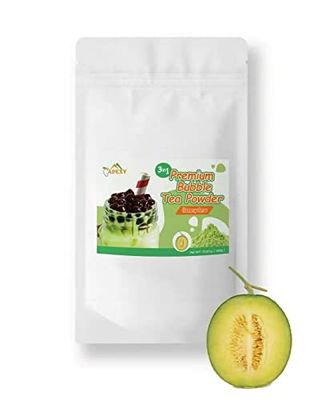 Apexy Premium Bubble Tea Powder Mix, 15.87 oz, Honeydew Bubble Tea, Instant 3 in 1 Bubble Tea Mix, Smoothie Mix, For Hot or Cold Drinks, Made in Taiwan (Honeydew)