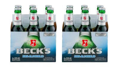 Malt Beverage Beck&#39;s German Non Alcoholic Beer 2 Packs of 6 Glass Bottles 12 fl.oz/354ml