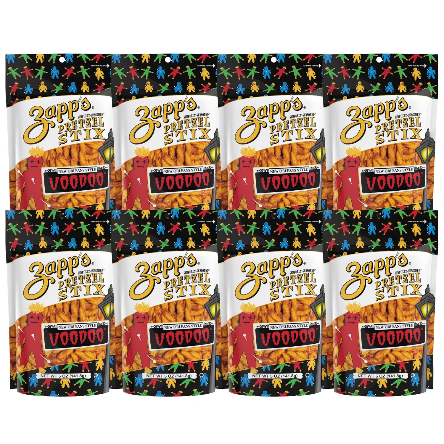 Zapps Voodoo Pretzel Stix pack of 8-5 oz bags