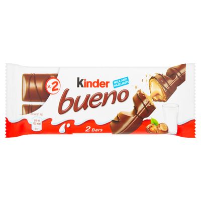 Ferrero Kinder Bueno Wafer Cookies, 1.5 Ounce (43 g) (Pack of 30)