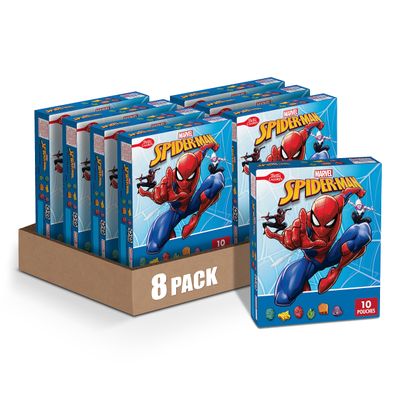 Spiderman Fruit Flavored Snacks, Treat Pouches, Gluten Free, 10 ct (Pack of 8)