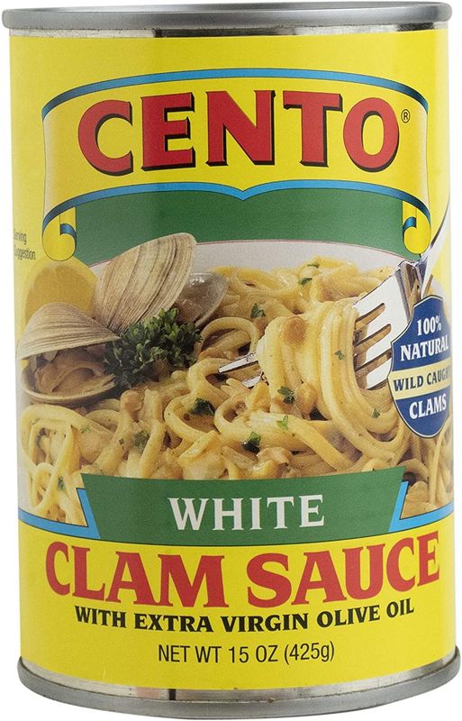 Cento Italian Style White Clam Sauce, 15 Ounce (Pack of 6)