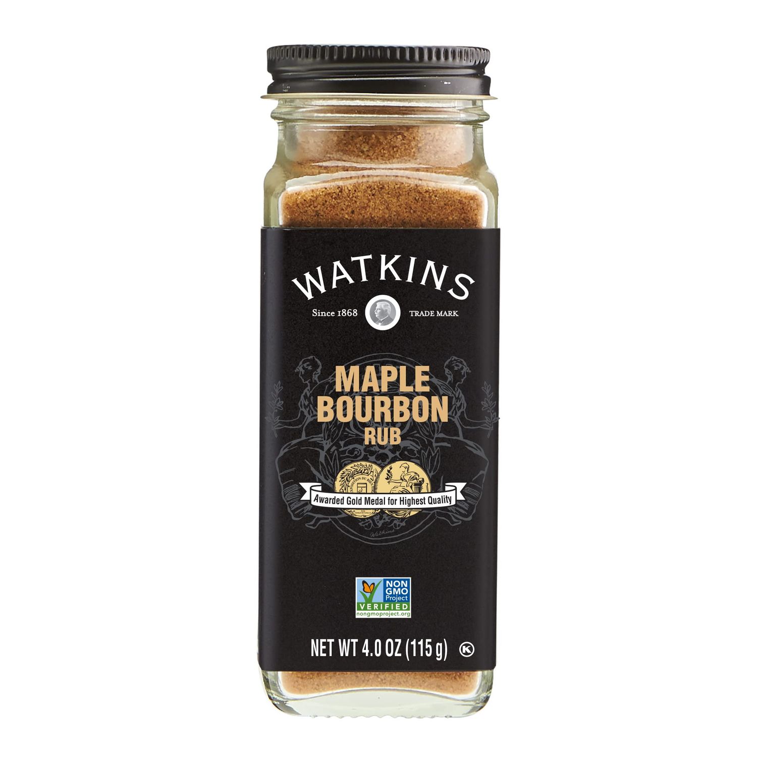 Watkins Grilling Maple Bourbon Seasoning, 4 oz (Pack of 1) (Packaging may vary)