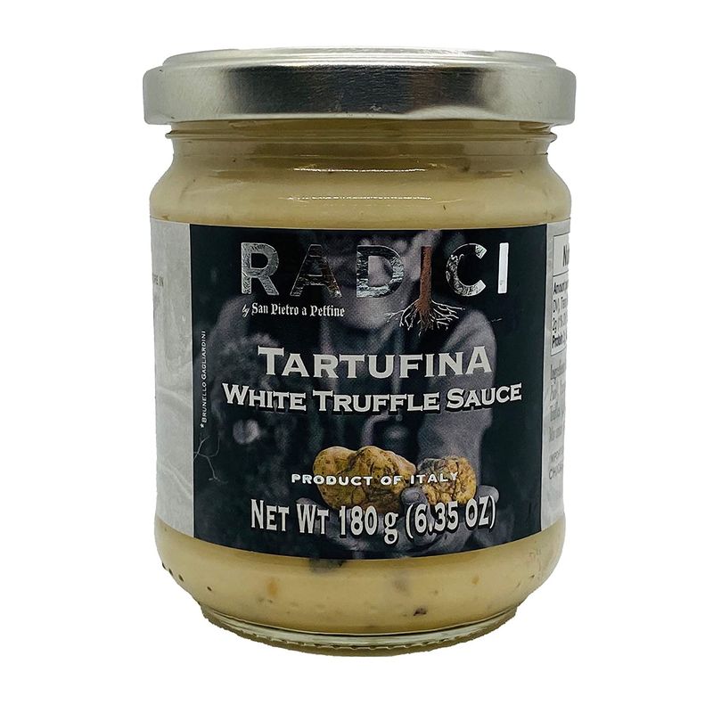 Tartufina Bianca, White Truffle Sauce, 6.35 oz (180 g), Gourmet Sauce, Condiments, Imported from Italy (Umbria)