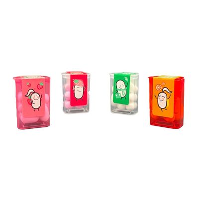 Tic Tacs Travels mini packs - individual packets - Flavoured drops - mint - orange - strawberry sweet - strawberry sour - Spender Box with 60 Mini Boxes - bulk candy - mini Tic Tacs with GREAT TASTEA